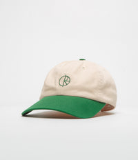 Polar Stroke Logo Sami Cap in Ecru and Green