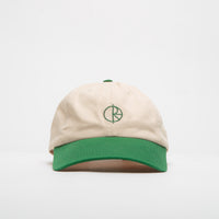 Polar Stroke Logo Sami Cap in Ecru and Green thumbnail