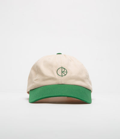 Polar Stroke Logo Sami Cap in Ecru and Green