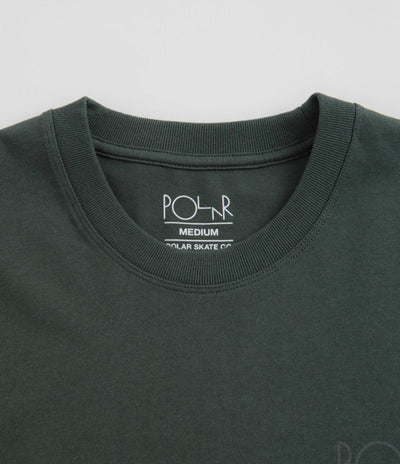 Polar Stroke Logo T-Shirt in Green and Green