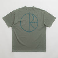 Polar Stroke Logo T-Shirt in Jade Green and Dark Green thumbnail