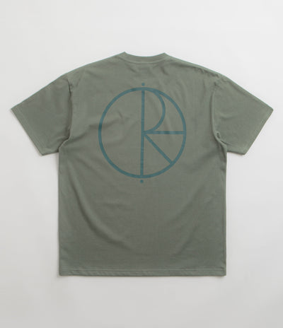 Polar Stroke Logo T-Shirt in Jade Green and Dark Green