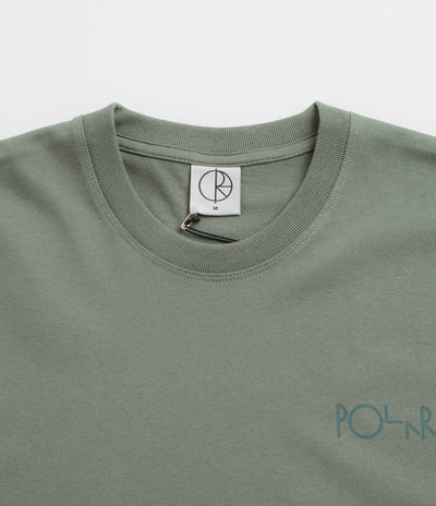 Polar Stroke Logo T-Shirt in Jade Green and Dark Green