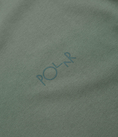 Polar Stroke Logo T-Shirt in Jade Green and Dark Green