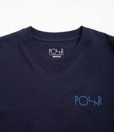 Polar Stroke Logo T-Shirt - Navy / Blue