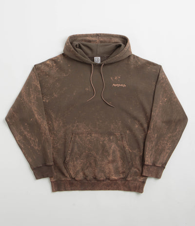 Polar Surf Logo Acid Frank Hoodie in Brown