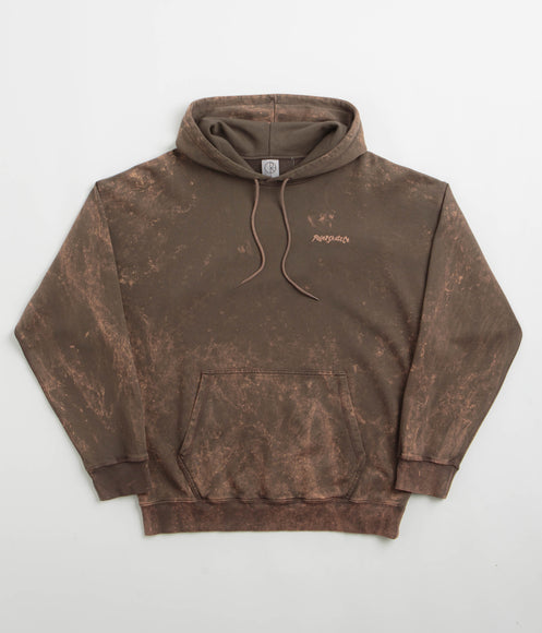 Polar Surf Logo Acid Frank Hoodie - Brown