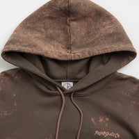 Polar Surf Logo Acid Frank Hoodie in Brown thumbnail