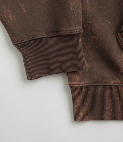 Polar Surf Logo Acid Frank Hoodie in Brown