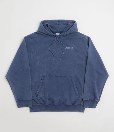 Polar Surf Logo Acid Frank Hoodie in Dark Blue