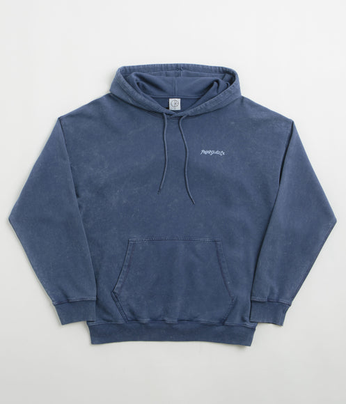 Polar Surf Logo Acid Frank Hoodie - Dark Blue