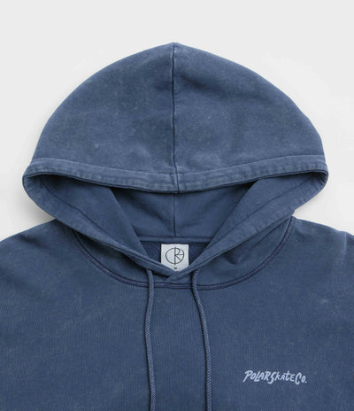 Polar Surf Logo Acid Frank Hoodie in Dark Blue