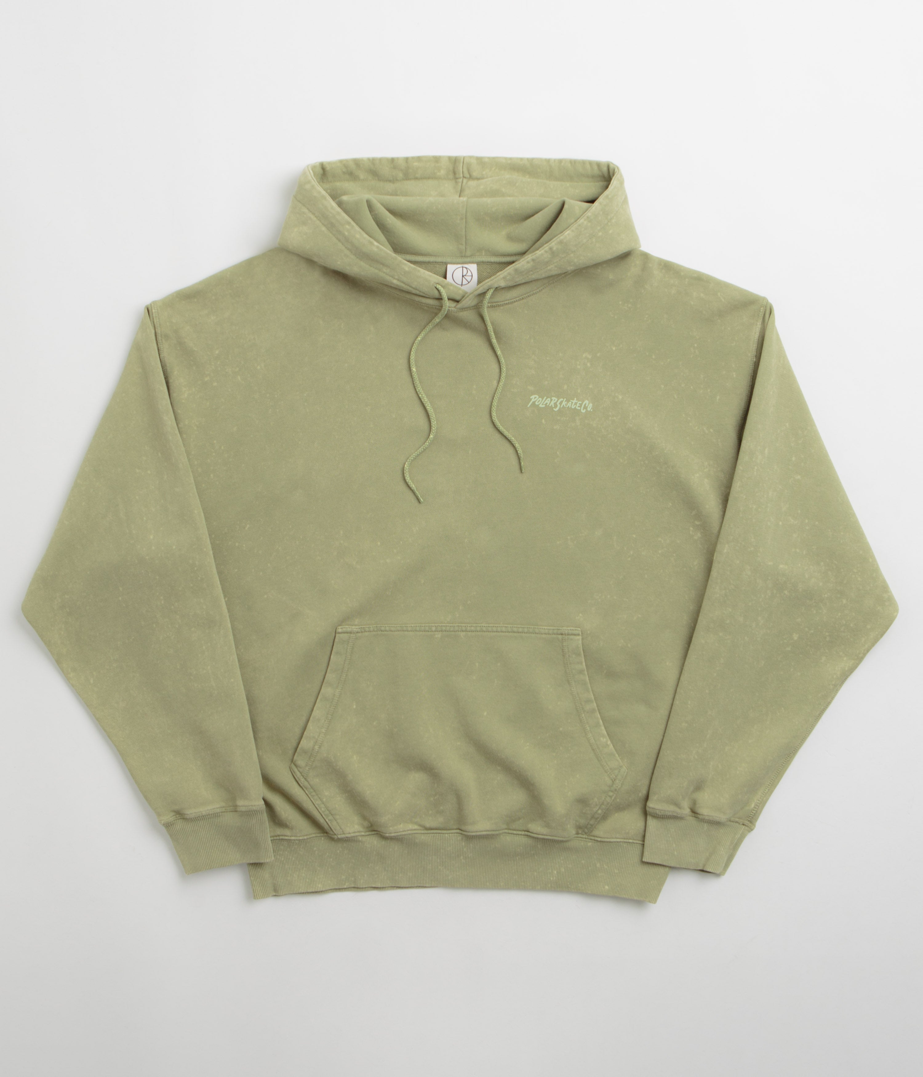 Polar Surf Logo Acid Frank Hoodie in Light Green