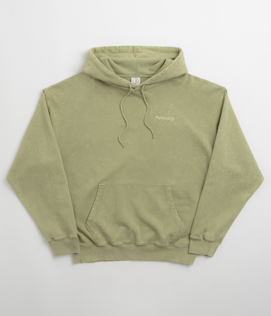 Polar Surf Logo Acid Frank Hoodie - Light Green