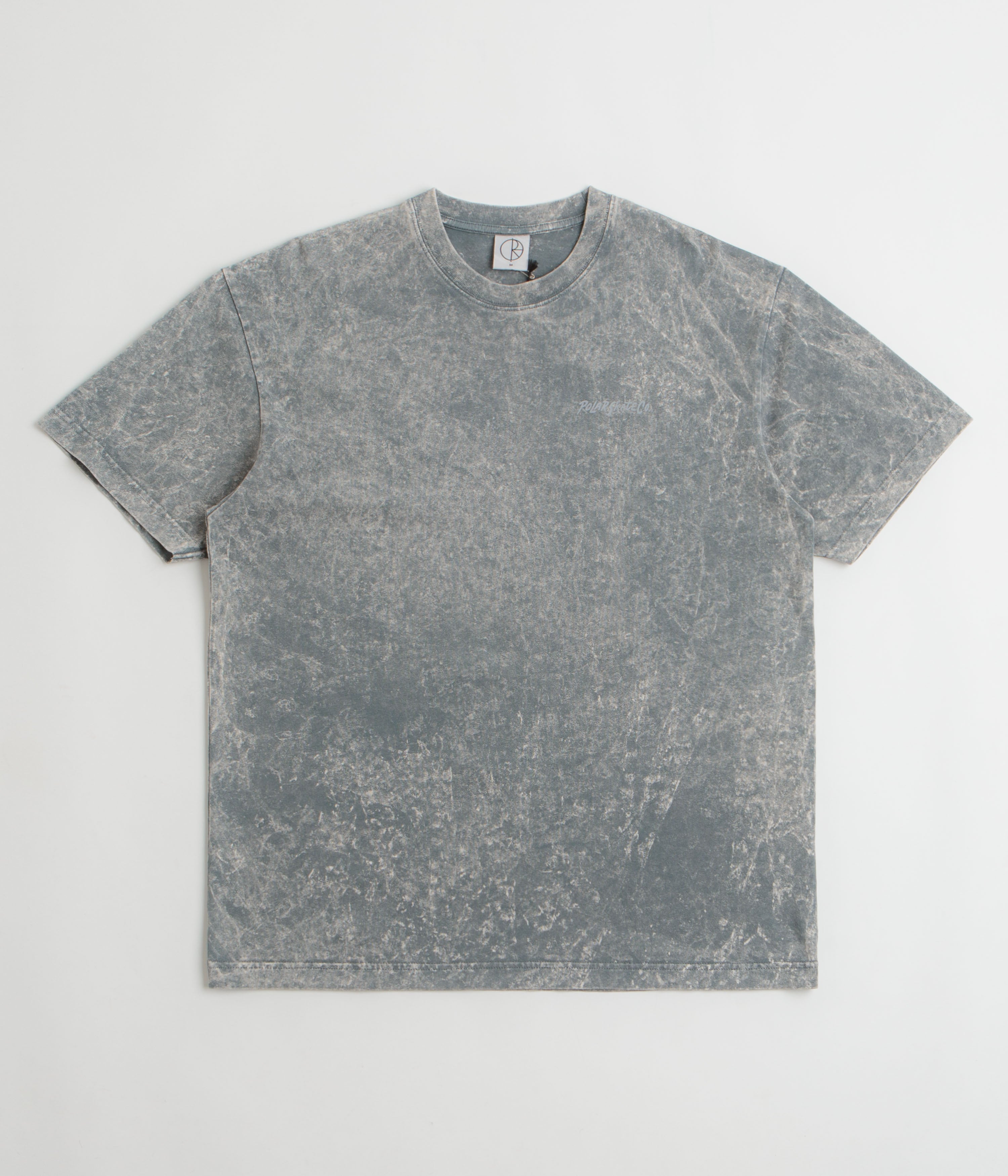 Polar Surf Logo Acid T-Shirt in Grey