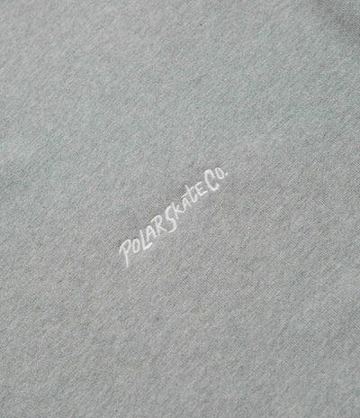 Polar Surf Logo Crewneck Sweatshirt - Heather Grey