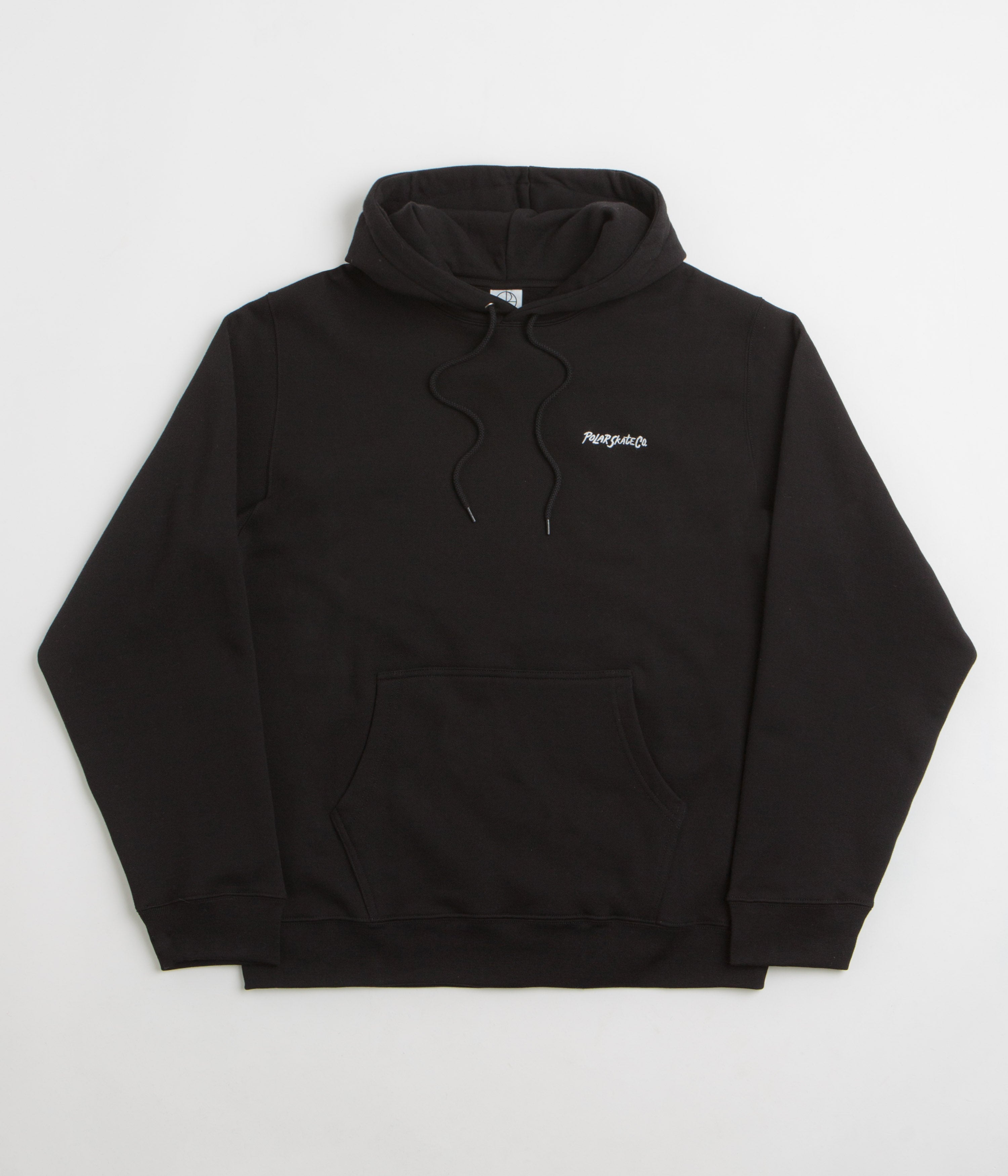 Polar Surf Logo Dave Hoodie in Black