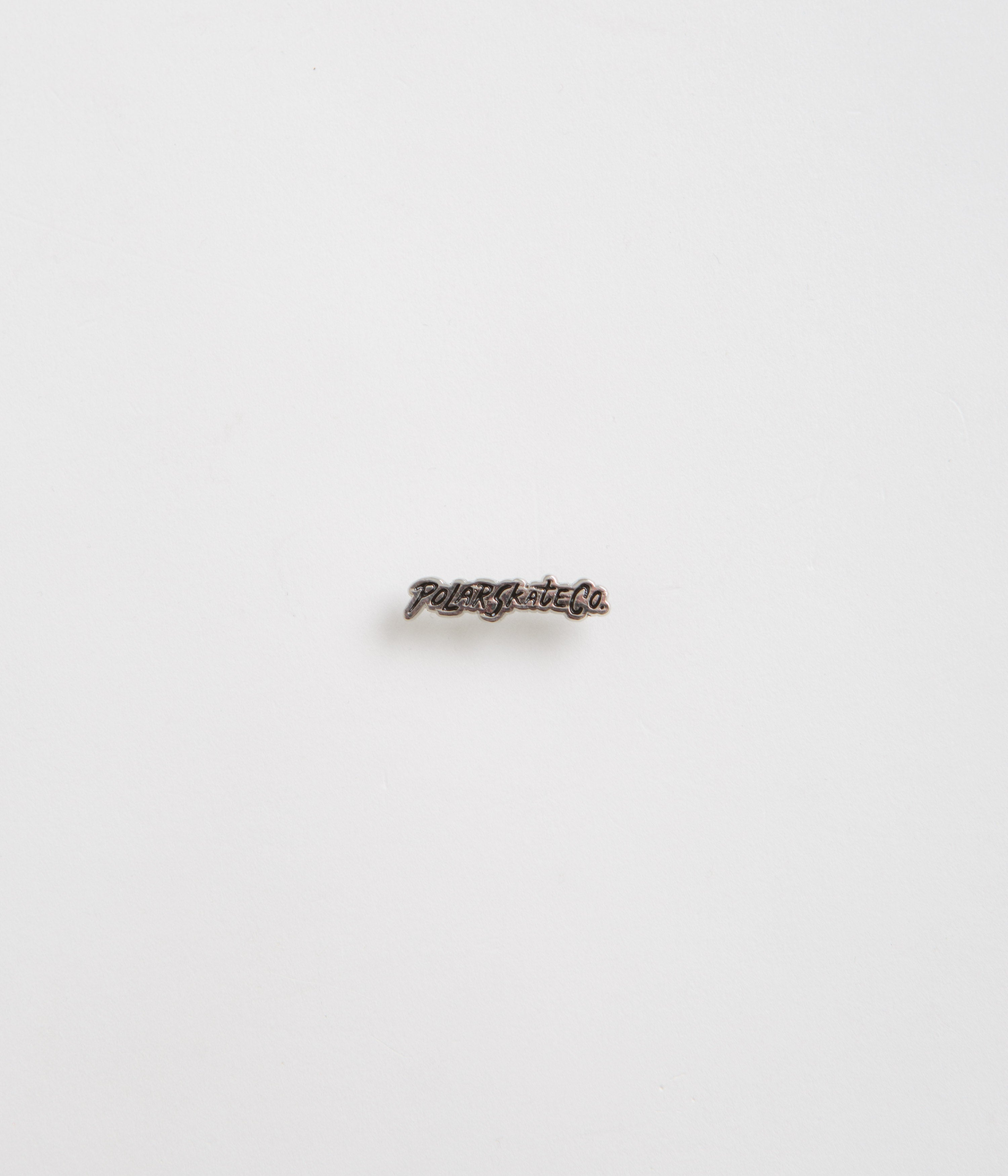 Polar Surf Logo Pin in Silver and Black