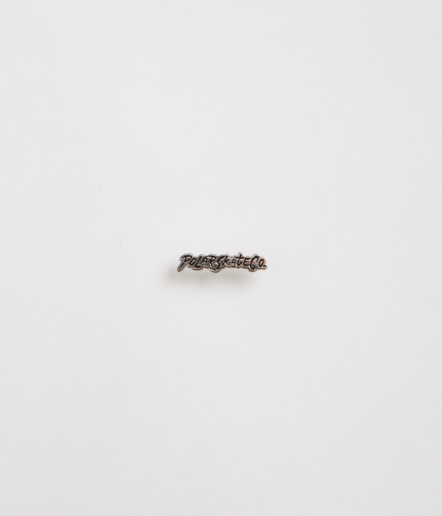 Polar Surf Logo Pin in Silver and Black