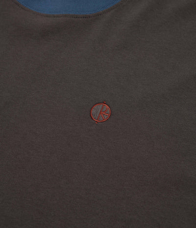 Polar Surf Panel T-Shirt - Dirty Black / Grey Blue