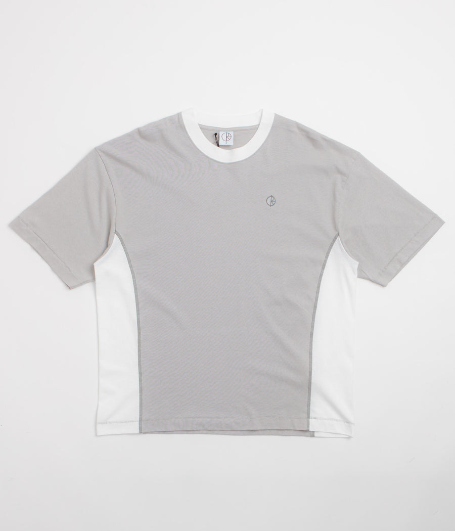 Polar Surf Panel T-Shirt - Silver / White