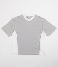 Polar Surf Panel T-Shirt in Silver and White