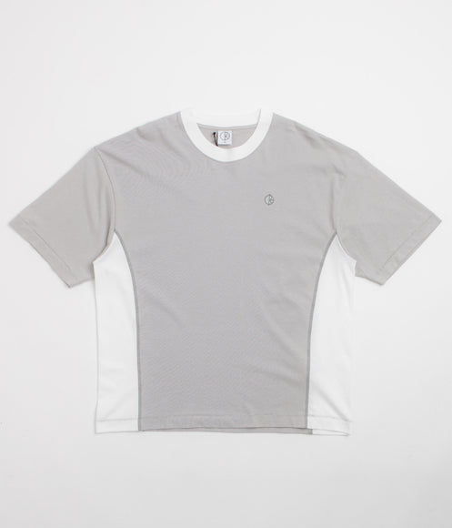 Polar Surf Panel T-Shirt - Silver / White