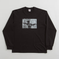 Polar Sustained Disintegration Long Sleeve T-Shirt in Black thumbnail