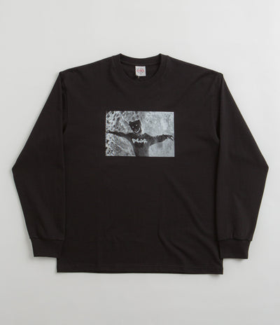 Polar Sustained Disintegration Long Sleeve T-Shirt in Black