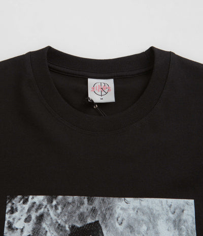 Polar Sustained Disintegration Long Sleeve T-Shirt in Black