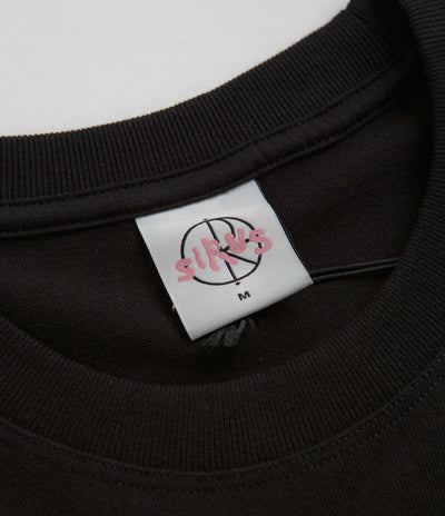 Polar Sustained Disintegration Long Sleeve T-Shirt in Black