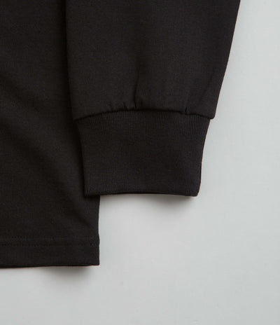 Polar Sustained Disintegration Long Sleeve T-Shirt in Black