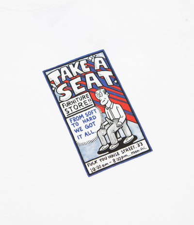 Polar Take A Seat T-Shirt in White
