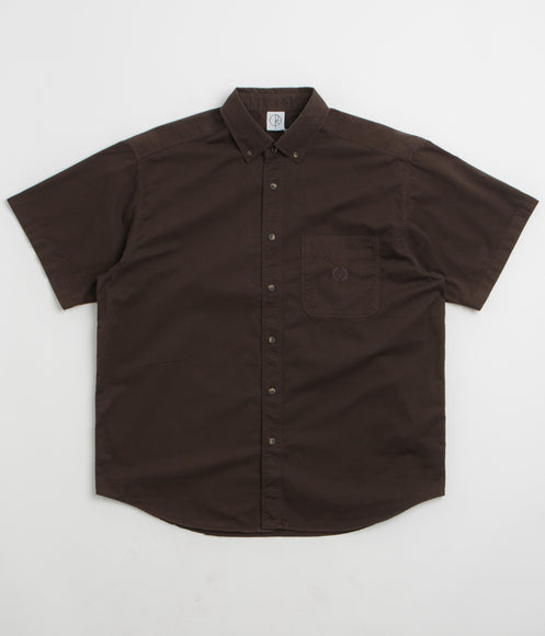 Polar Ted Short Sleeve Shirt - Chocolate