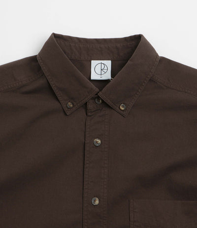 Polar Ted Short Sleeve Shirt in Chocolate