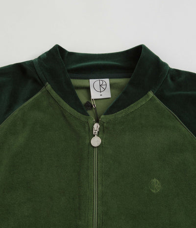 Polar Velour Ralph Jacket in Garden Green