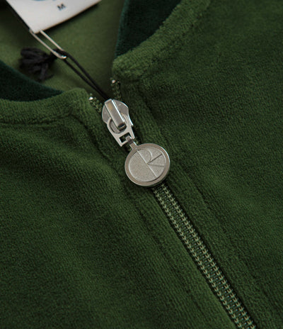 Polar Velour Ralph Jacket in Garden Green
