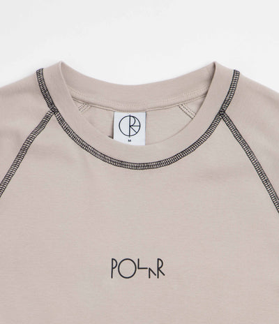 Polar Womens Script Logo Baby T-Shirt - Grey / Black