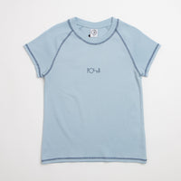 Polar Womens Script Logo Baby T-Shirt - Light Blue / Dark Blue thumbnail