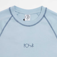 Polar Womens Script Logo Baby T-Shirt - Light Blue / Dark Blue thumbnail