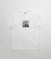 Polar World Domination T-Shirt in White and Black / White