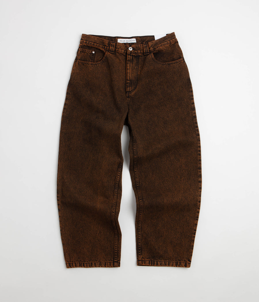 Polar x Ebou Sanyang Badalona Big Boy Jeans - Orange Black