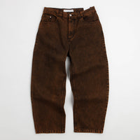 Polar x Ebou Sanyang Badalona Big Boy Jeans - Orange Black thumbnail