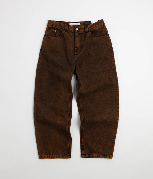 Polar x Ebou Sanyang Badalona Big Boy Jeans - Orange Black