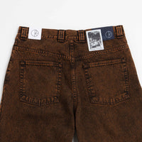 Polar x Ebou Sanyang Badalona Big Boy Jeans - Orange Black thumbnail