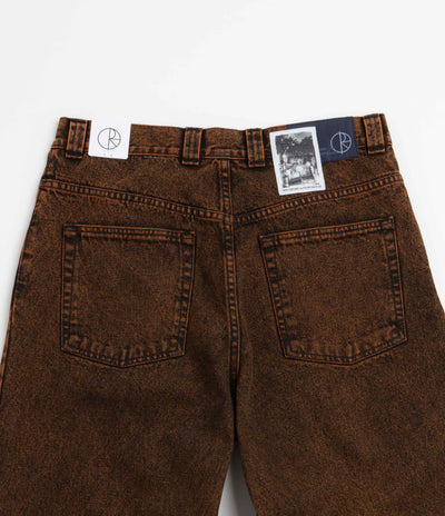 Polar x Ebou Sanyang Badalona Big Boy Jeans - Orange Black