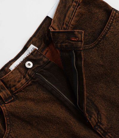 Polar x Ebou Sanyang Badalona Big Boy Jeans - Orange Black