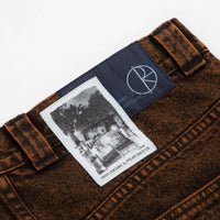 Polar x Ebou Sanyang Badalona Big Boy Jeans - Orange Black thumbnail