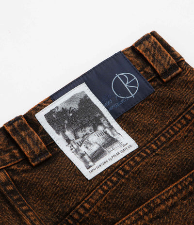 Polar x Ebou Sanyang Badalona Big Boy Jeans - Orange Black