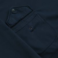 Pop Trading Company 1/2 Zip Sweatshirt in Navy thumbnail